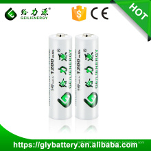 Geilienergy Ni-cd Alta Qualidade AA 1200mah Rechargeble Bateria Made in China